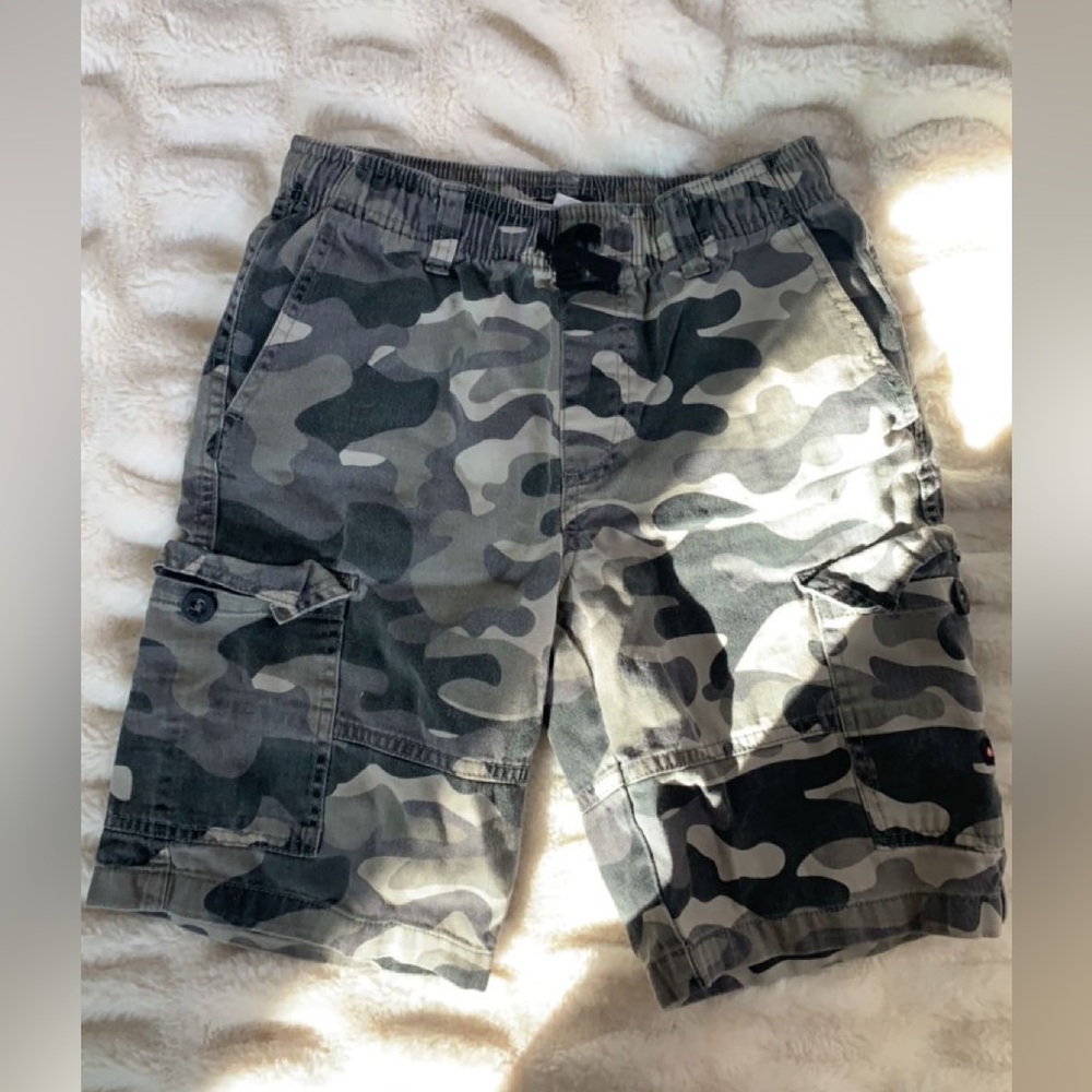 Kids Camo Shorts. Size 12